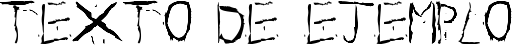 Image preview of font About Dead