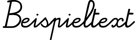 Image preview of font À la main