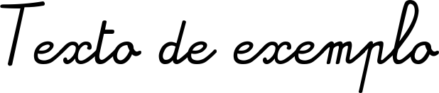 Image preview of font À la main