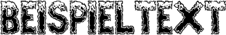 Image preview of font Amped For Evil