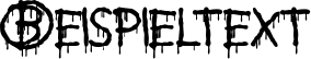 Image preview of font Anti Everything