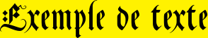 Image preview of font Black Knight