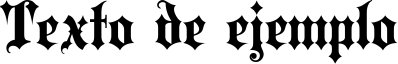 Image preview of font Blackletter
