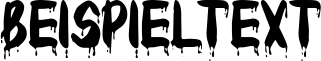 Image preview of font Bloody