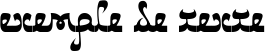 Image preview of font Catharsis Bedouin