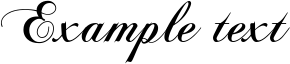 Image preview of font Chopin Script