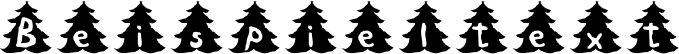 Image preview of font Christmas Tree
