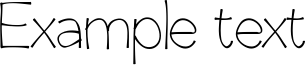 Image preview of font Claphappy Light