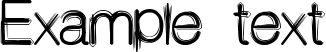 Image preview of font Decibel