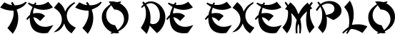 Image preview of font Deng Thick