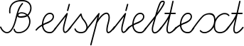 Image preview of font Deutsche Normalschrift