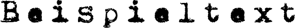 Image preview of font Draconian Typewriter