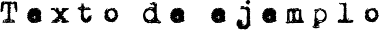 Image preview of font Draconian Typewriter