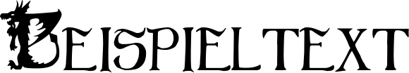 Image preview of font EG Dragon Caps