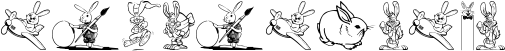 Image preview of font Easter Bunny