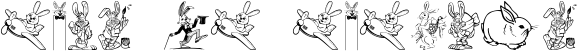 Image preview of font Easter Bunny