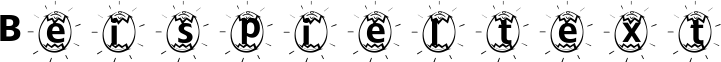 Image preview of font ADFB Easter Egg