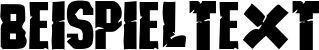 Image preview of font Godzilla