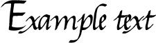 Image preview of font Gourdie Cursive