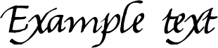 Image preview of font Gourdie Handwriting