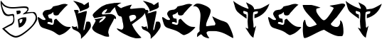 Image preview of font Graffonti