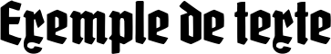 Image preview of font Grobe Deutschmeister
