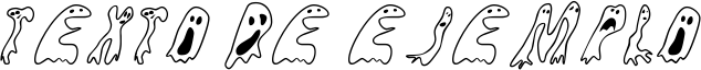Image preview of font Groovy Ghosties
