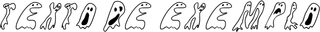 Image preview of font Groovy Ghosties