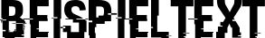 Image preview of font Hacked
