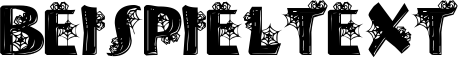 Image preview of font Halloween Spider