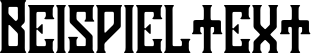 Image preview of font Hodor