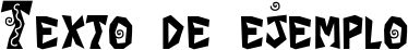 Image preview of font JI Fajita