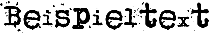 Image preview of font Junkos Typewriter