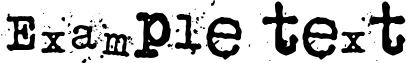 Image preview of font Junkos Typewriter