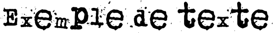 Image preview of font Junkos Typewriter