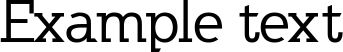 Image preview of font Klein Slabserif