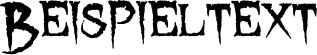 Image preview of font Lycanthrope