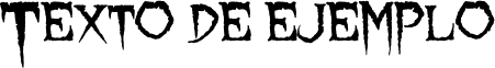 Image preview of font Lycanthrope