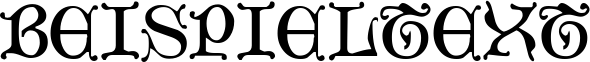 Image preview of font Mediaeval Caps