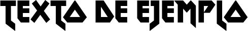 Image preview of font Metal Lord