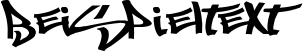 Image preview of font Most Wasted