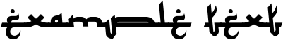 Image preview of font Mukadimah