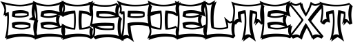Image preview of font NinjaLine