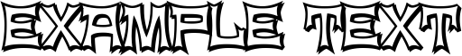 Image preview of font NinjaLine
