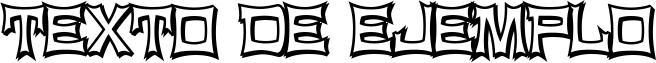 Image preview of font NinjaLine