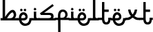 Image preview of font Nurkholis