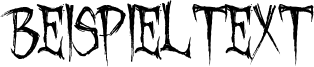 Image preview of font October Crow