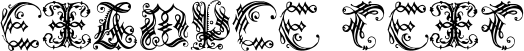 Image preview of font Ornamental Initial
