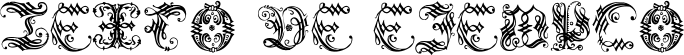 Image preview of font Ornamental Initial