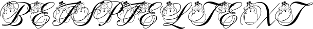 Image preview of font PF Snowman Citadel